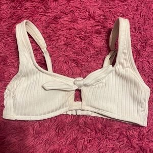 Tie front swim top